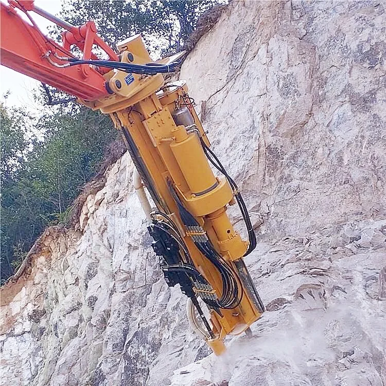 BONOVO Excavator Rock Drill Splitter Attachment with Pump & Motor 8000 ...