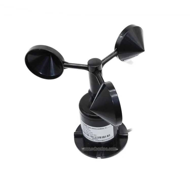 Analog Output Weather Station Air Mechanical Wind Anemometer With Three ABS Cup