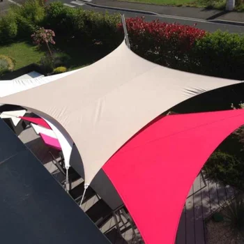 Durable Waterproof Shade Sails - 600D PVC Coated Oxford Fabric