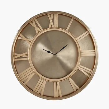 CNC Machining Turning Custom Antique Brass Finish Wall Clock Frame with Practical Beautiful Function