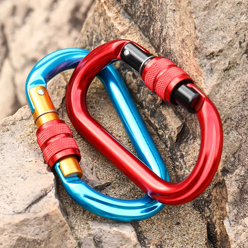 D Shaped Carabiners Swivel Custom Climbing Carabiner Hook For High ...