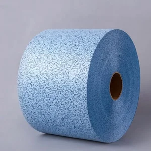 BCS 2021 All New Interfold Blue Box Nonwoven Meltblown Industrial Cleaning Degreasing Wipers Wipes