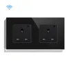 ปลั๊กไฟอัจฉริยะ Zigbee มาตรฐาน UK แบบคู่