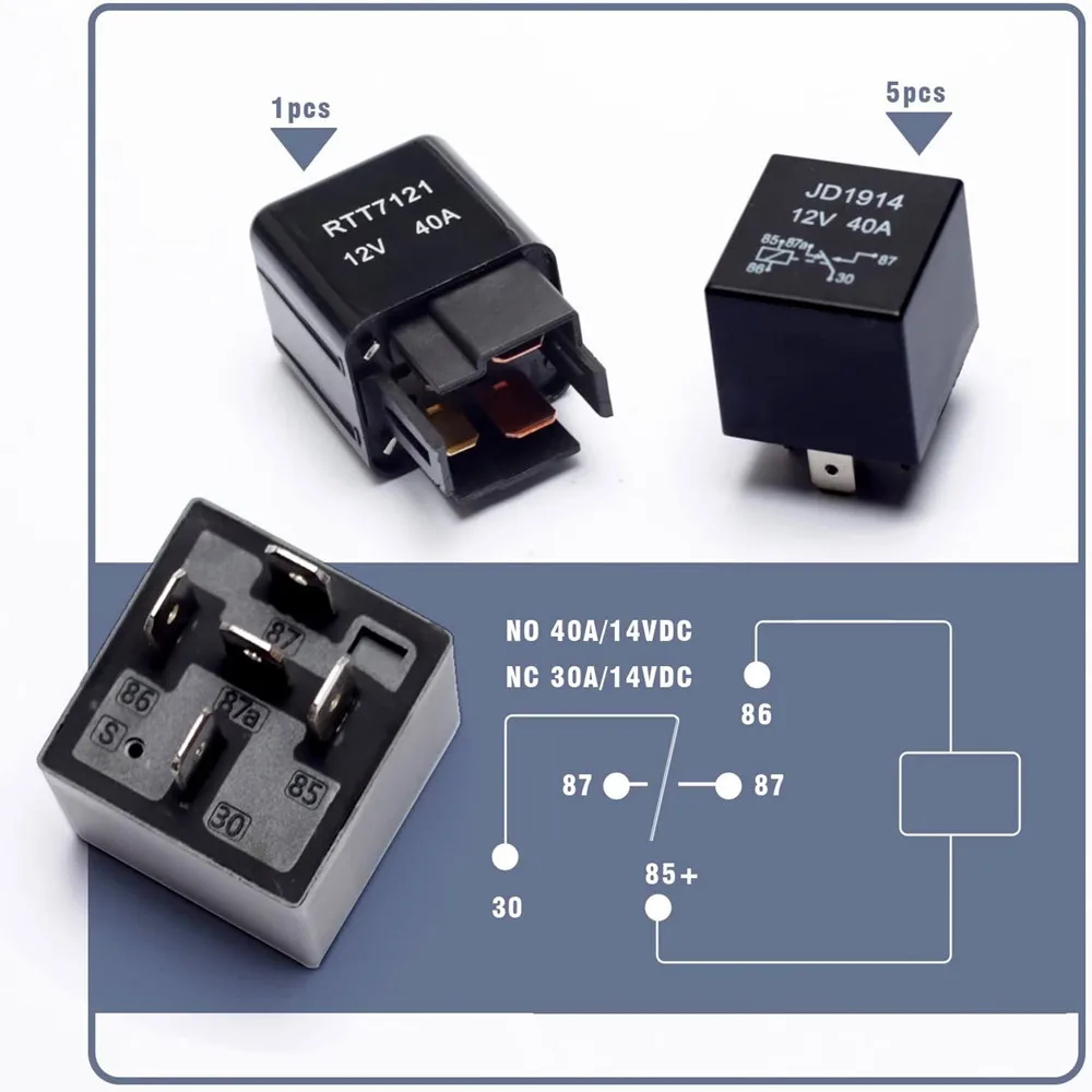 防水 12V 6スロットリレーブロックと4PINリレーボックス