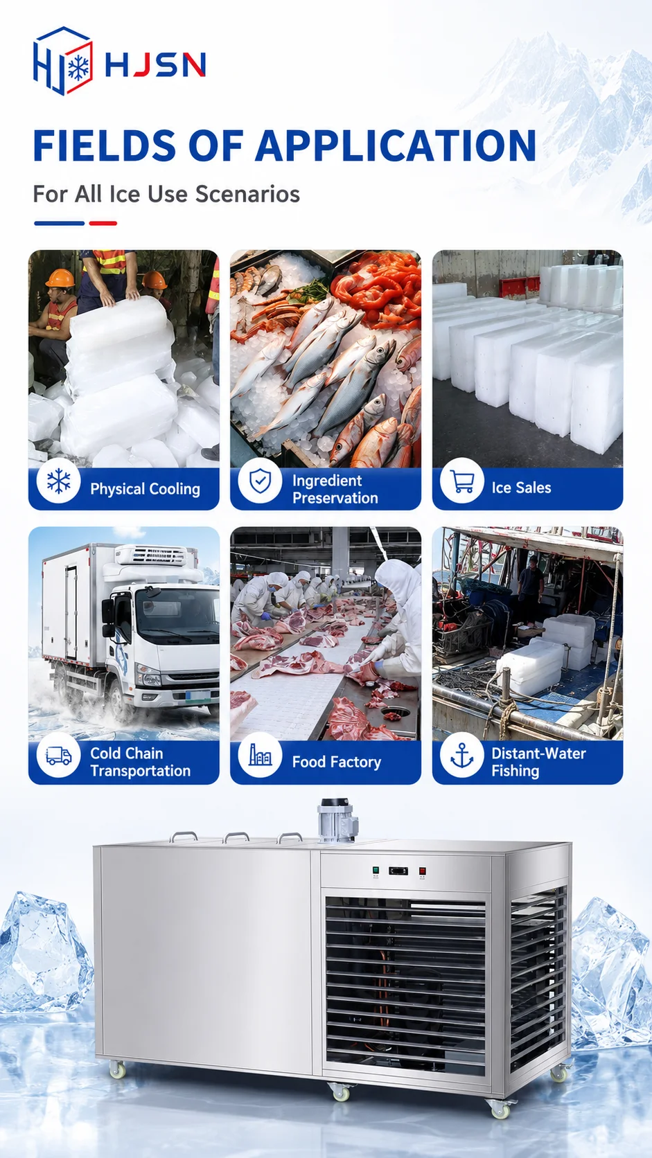 Ice Machine, 380 V, 5.3KW(7.11hp) - detail 18