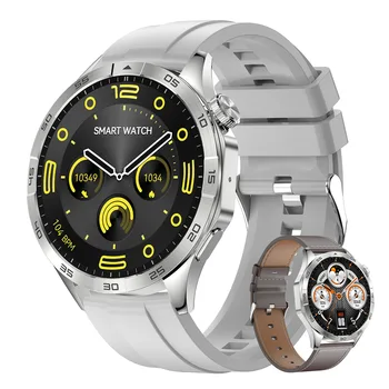 HK4 1.43 Inch AMOLED Smart Watch 2024 Co-Fit App BT Call Heart Rate Monitor Big Screen Reloj Inteligente sport Smartwatch