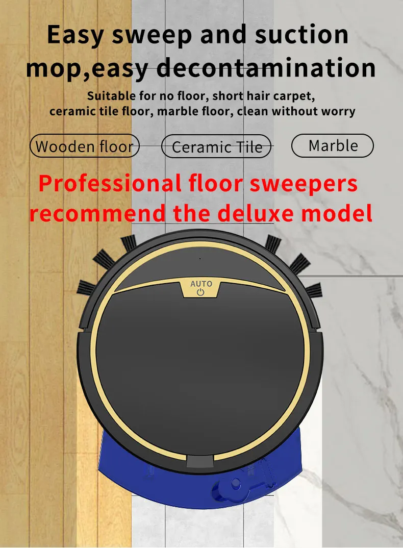 2021 Rs300 Vacuum Cleaners Automatic Intelligent Uv Robot Smart Robot