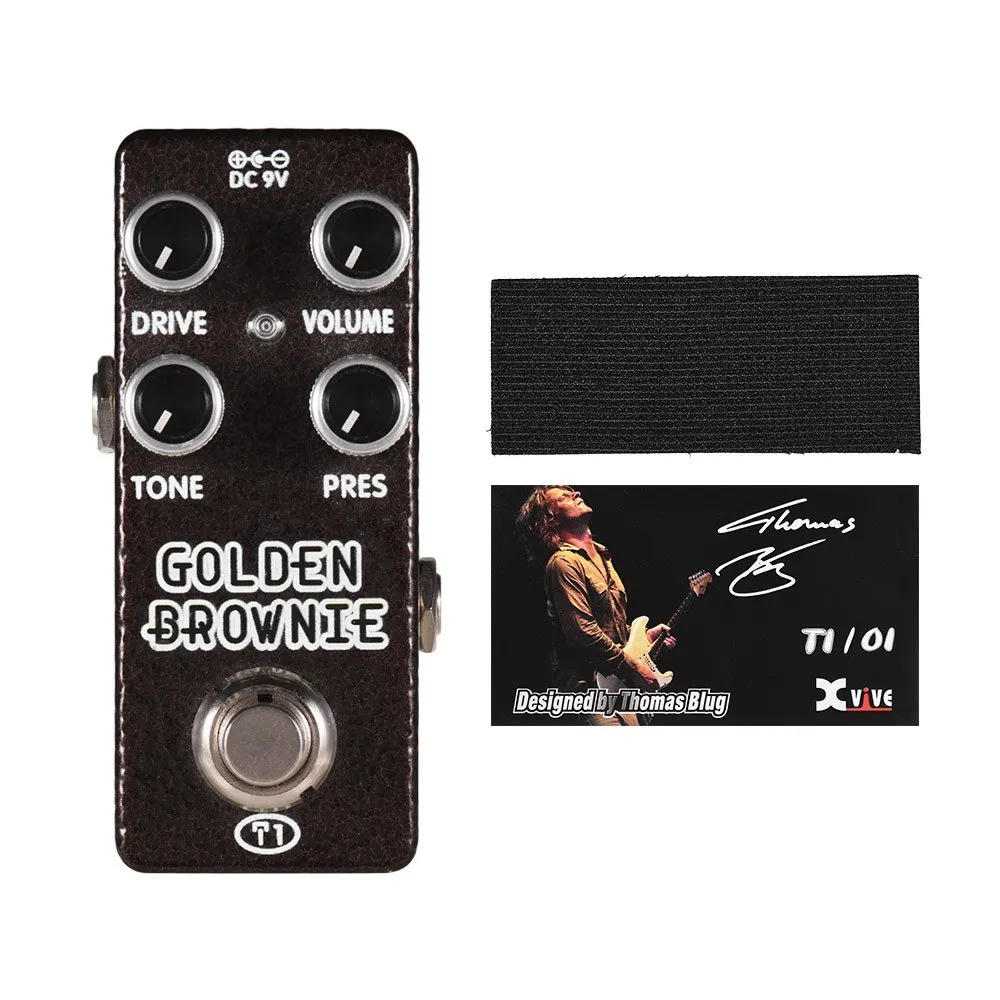 Xvive Effector T1 Golden Brownie Distortion XV – T1 (AC Adapter Not  Included) : Amazon.in: Musical Instruments