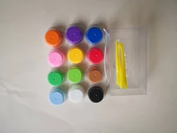 12 видов цветов экологически чистые нетоксичные мягкие суперлегкая глина набор с коробка из