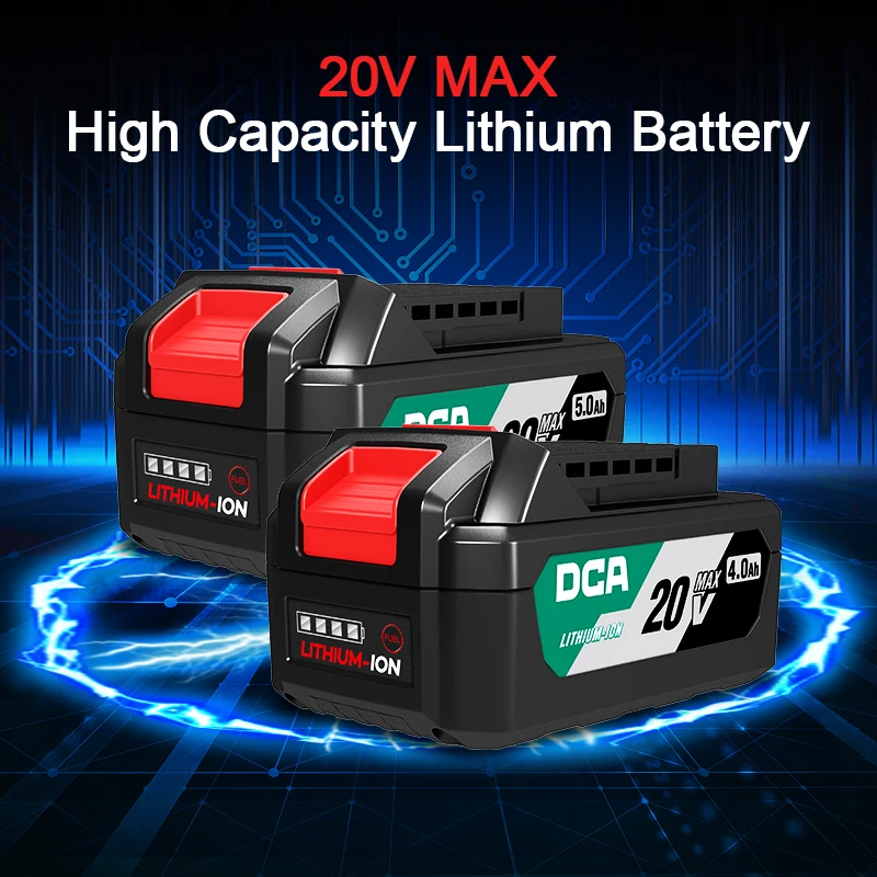 DCA Rechargeable Power Tools Cordless Angle Grinder With Brushless Motor