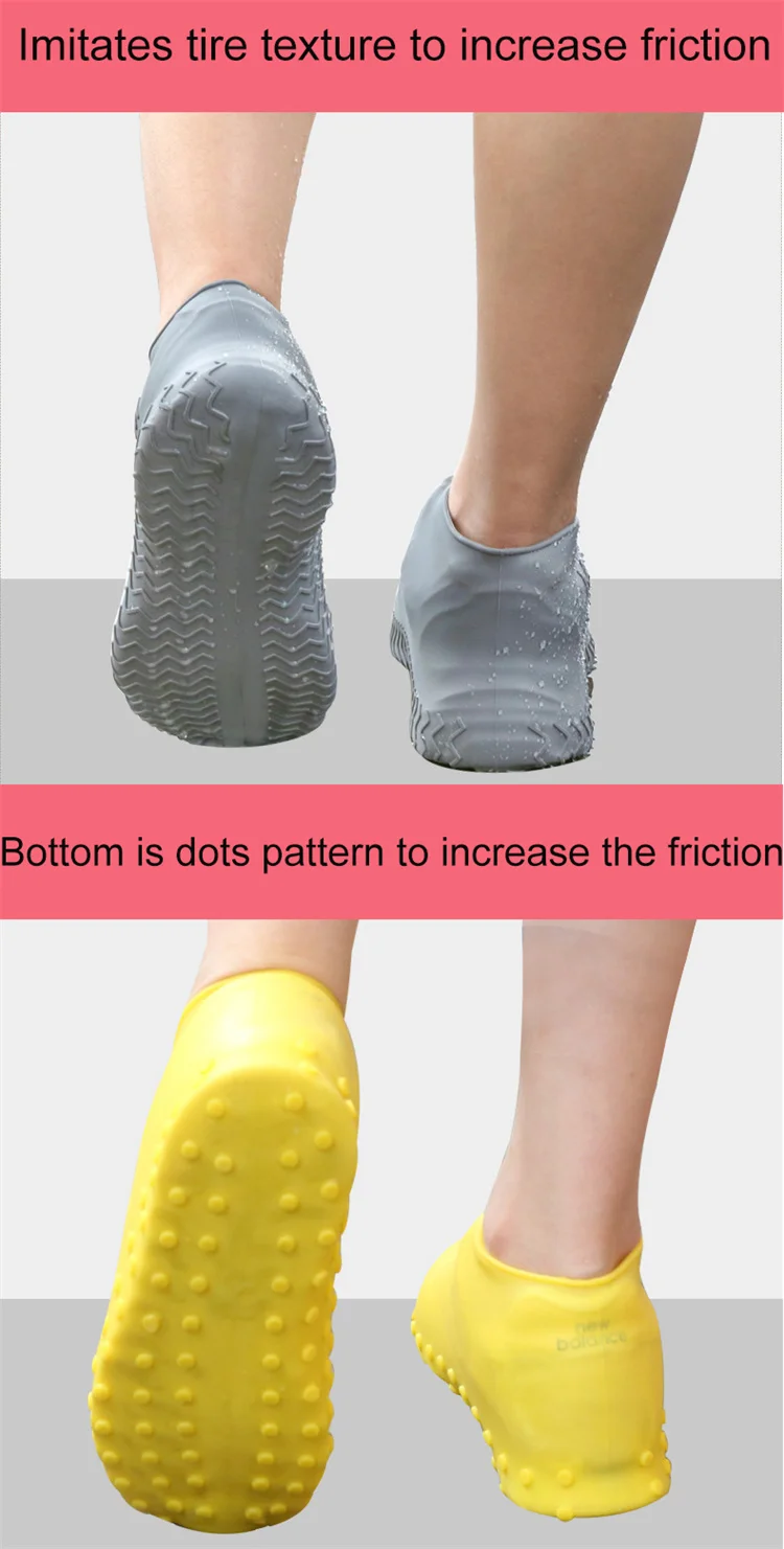 Shoes Silicone Protective Rain Shoe Cover Silicone Shoe Cover Rain