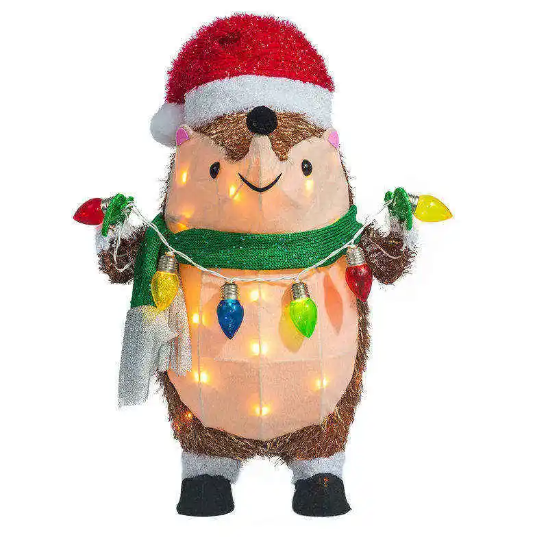 26-Inch 35-Liter Outdoor Holiday Decoration LED Christmas Motif Light 3D Style 26-Inch (66.04cm) High Hedgehog Led Light