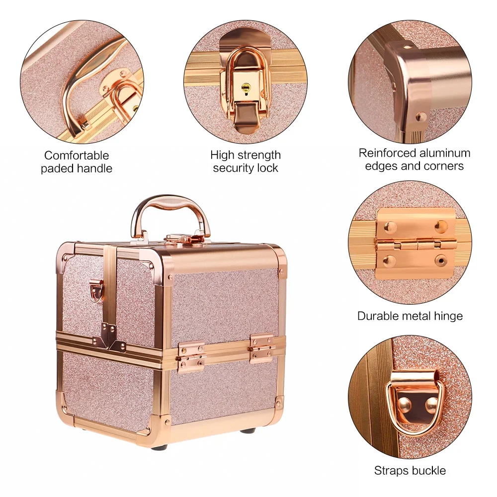 Wholesale New Designed Portable Cosmetics Case Mini Makeup Case