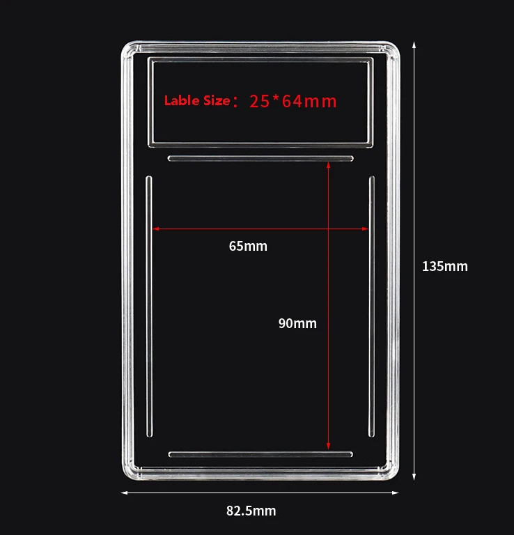 Graded Card Slab Protector Clear Pokemon Trading Card Slab Graded Card Slab Protector Clear Pokemon Trading Card Slab