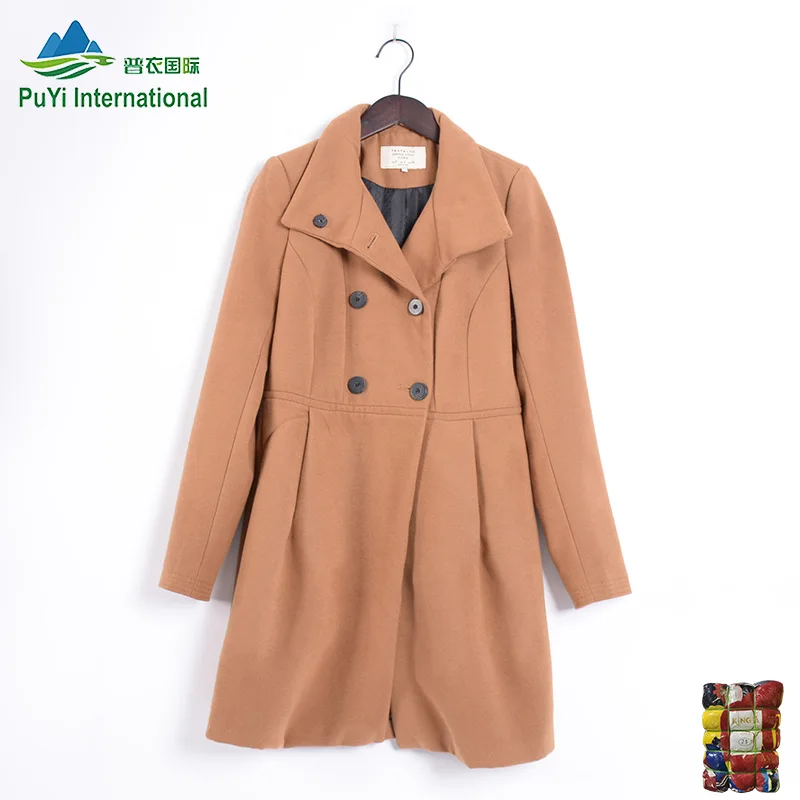 Autumn Winter Usa Used Clothing Bale Women Worsted Wool Coat In Stock ...
