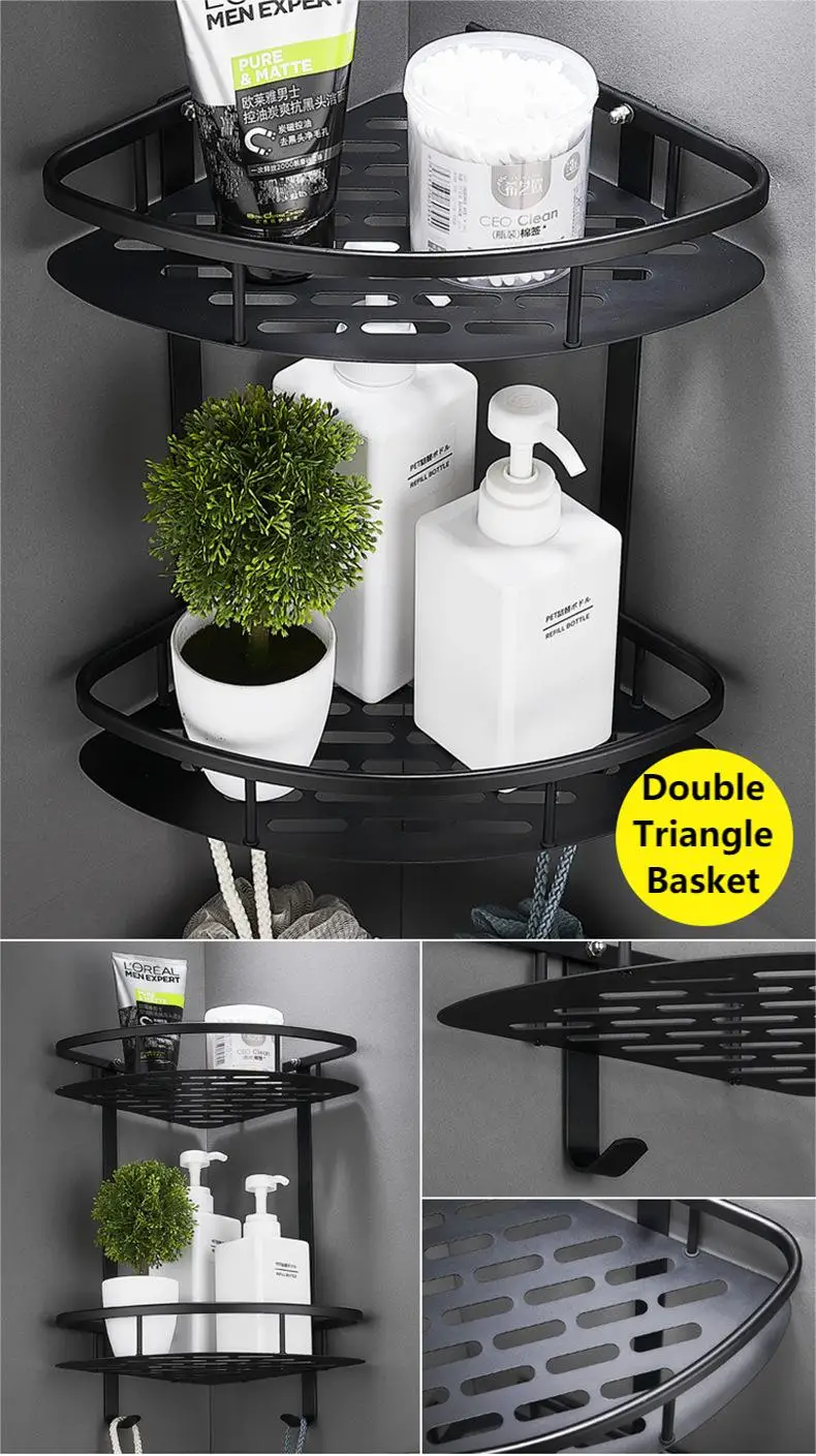 Matte Black Luxury Washroom Accessories Set Bathroom Fittings Toilet