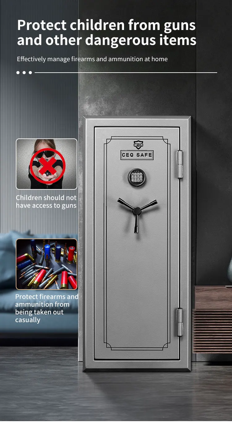 CEQSAFE Home Fireproof Durable Electronic Gun Safes Store Large Safe Box supplier