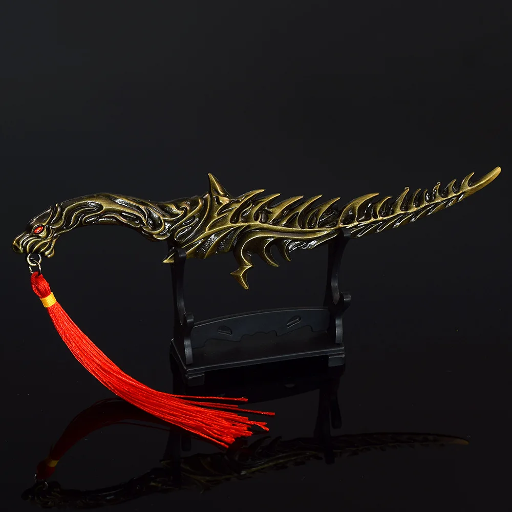 Metal Crafts Death Dagger Toy Models Metal Ornaments Elden Law Tour Around All Chinese Style Birthday Alloy Medal Casting Chenxi