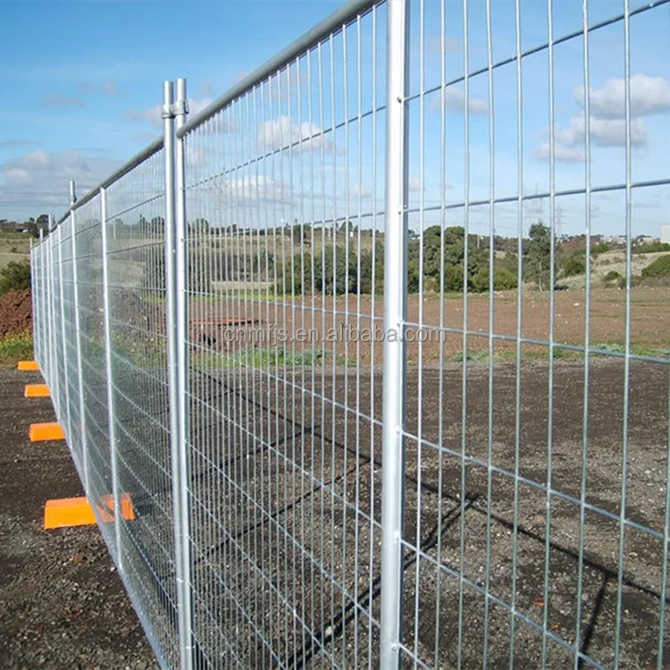 Factory Customization Easily Assembled Mobile Fence Building Site Boundary Protection temporary fence panels for construction details