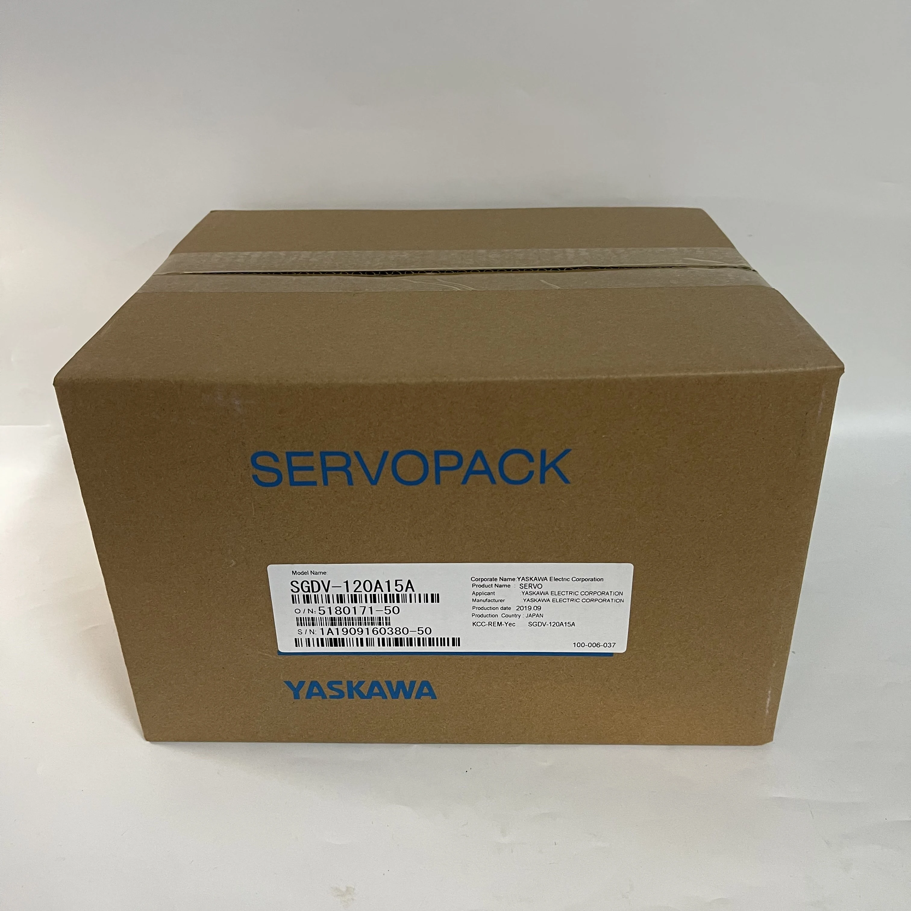 Yaskawa Servo Drive SGDV-120A15A Yaskawa Servo Drive SGDV-120A15A