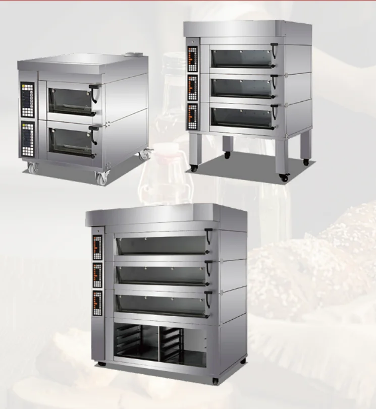 1 2 3 4 5 deck industrial cake Commercial Gas Electric baking bread pizza Bakery Oven price for sale