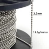 silver JZZ-BJ24 2.2mm Bead Chain