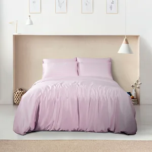 Lyocell Bedsheets Full Size Bedding Pink Duvet Cover Set Eucalyptus Bed Sheets Sets Customized Bedding