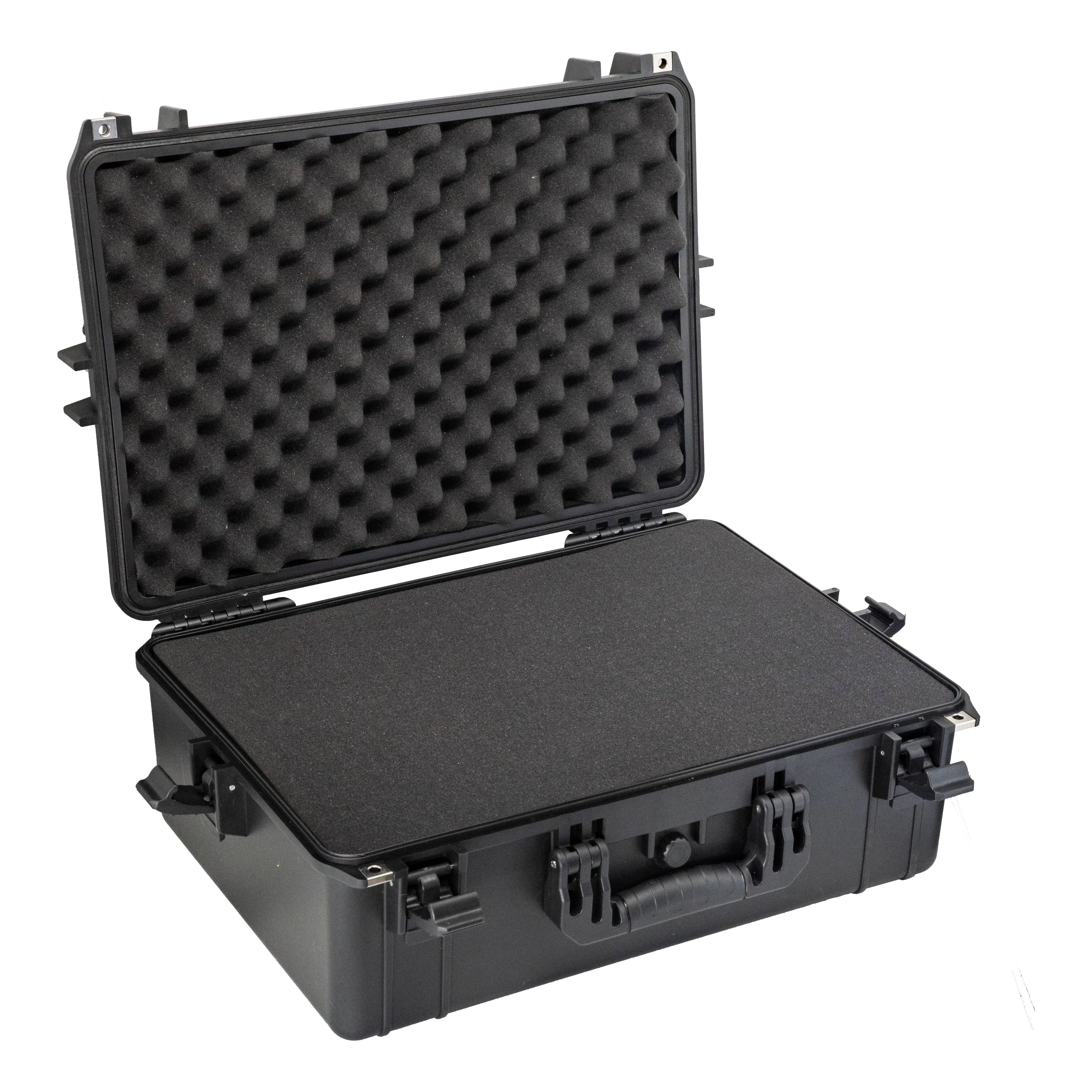 Waterproof Shockproof Wheeled Plastic Hard Equipment Case With Pick N