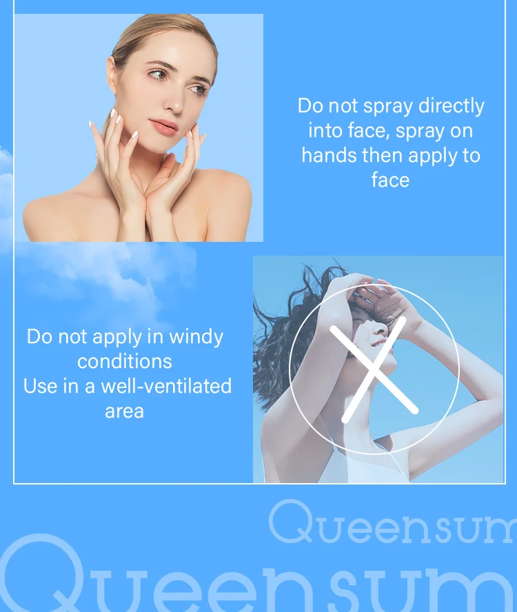 Sunscreen Makeup Setting Spray Aerosol Sweatproof Spf 50 Sunscreen