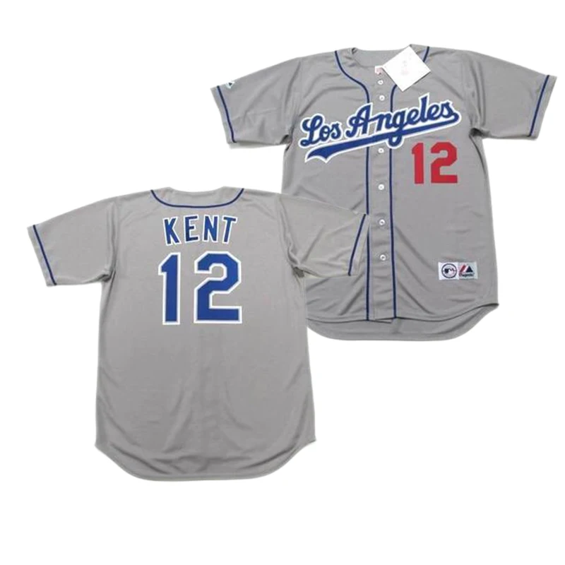 Wholesale Men's Los Angeles 7 Steve Yeager 8 Gary Carte 10 Hideo Nomo 12  Dusty Baker Throwback Baseball Jersey Stitched S-5xl From m.