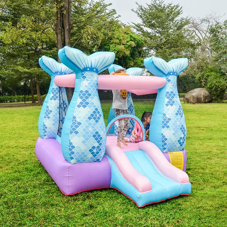 Blow up Indoor Mini Jumpy Bouncy Small Inflatable Mermaid Jumping Castle for Children Canada