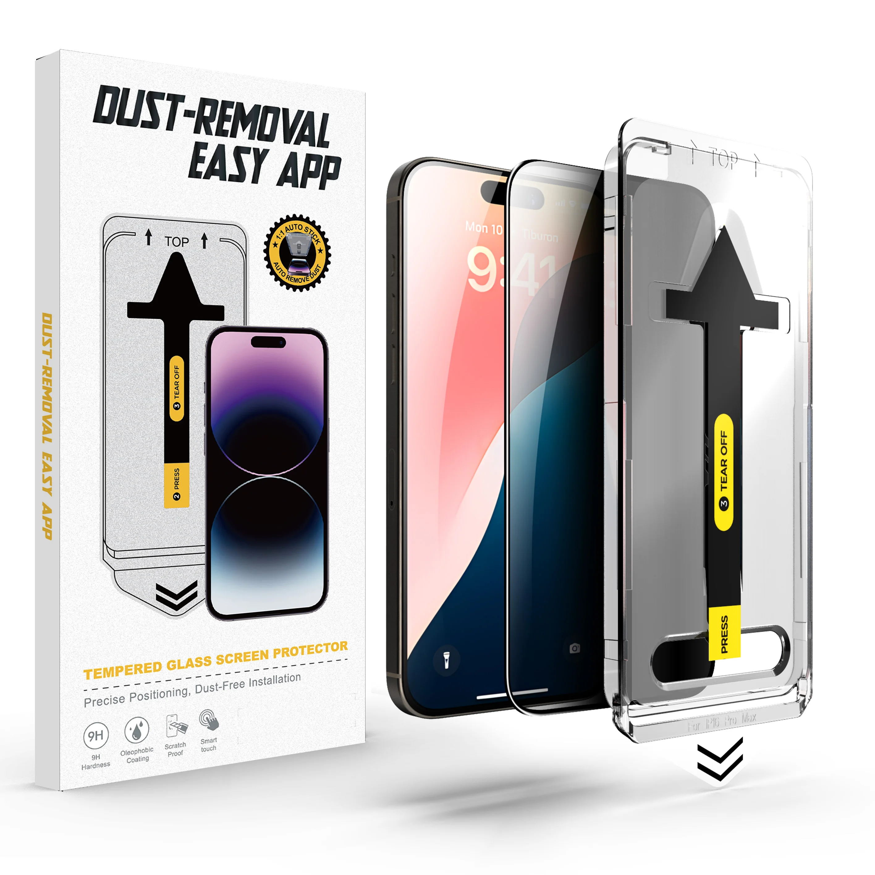 NEW'C 3x Vetro Temperato Per Oppo Reno - Pellicola 9H Anti Graffio