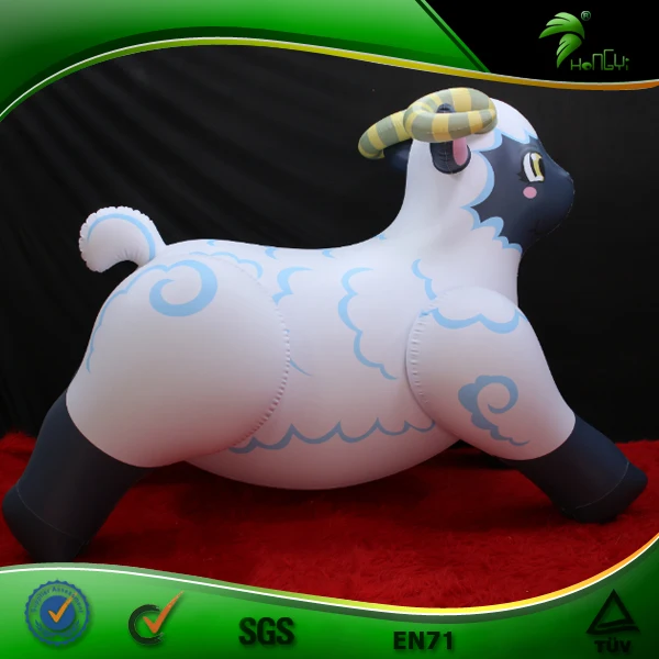 Ride On Inflatable Custom Goat Balloon Animal Sheep Toy Bounce Goat sph  Hongyi| Alibaba.com