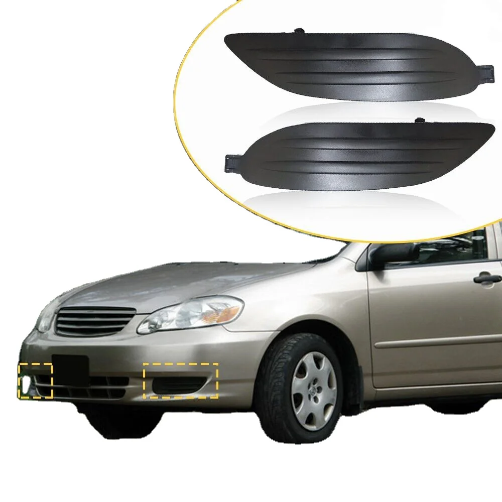 auto parts car body front bumper fog light cover fog lamp case for TOYOTA corolla 2005-2008