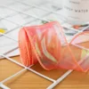 4cm begonia red iridescent mermaid tail yarn 10 yards (rolled)