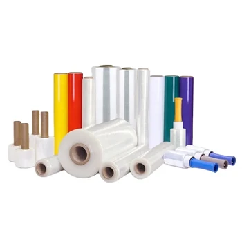 Colored Factory Sale Casting Lldpe Packaging Shrink Wrap Stretch Film Cling Film Plastic Roll Film