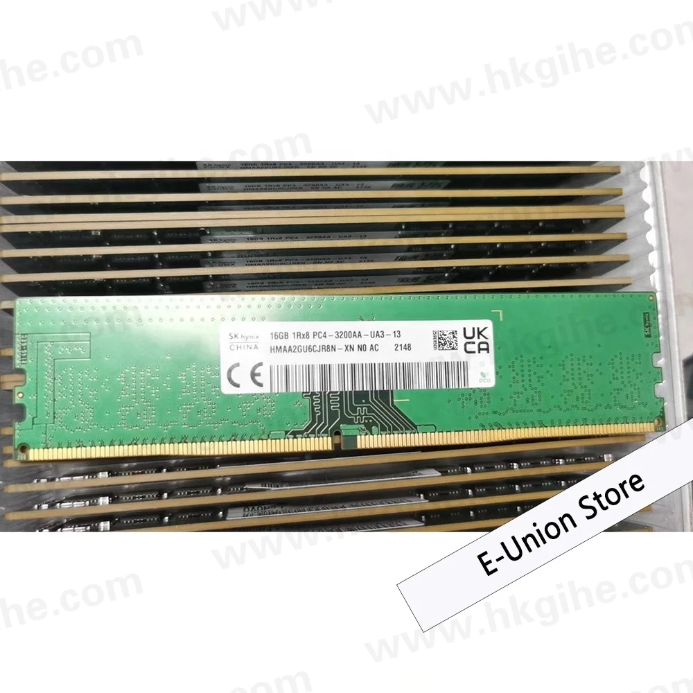 HMAA2GU6CJR8N-XN RAM SK Hynix用16GB DDR4 3200MHz 1RX8 PC4-3200AA