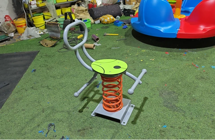 Higher Quality Children's Rocking Spring Horse Outdoor Metal Spring Seesaw Toys Indoor/Outdoor Playground Equipment