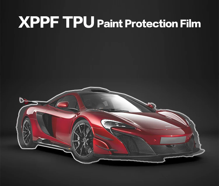 XPPF 7.5mil Car Paint Protection Film Self Healing TPU Transparent