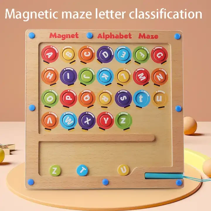 Et Custom Alphabet Maze Board Alphabet Maze Letter