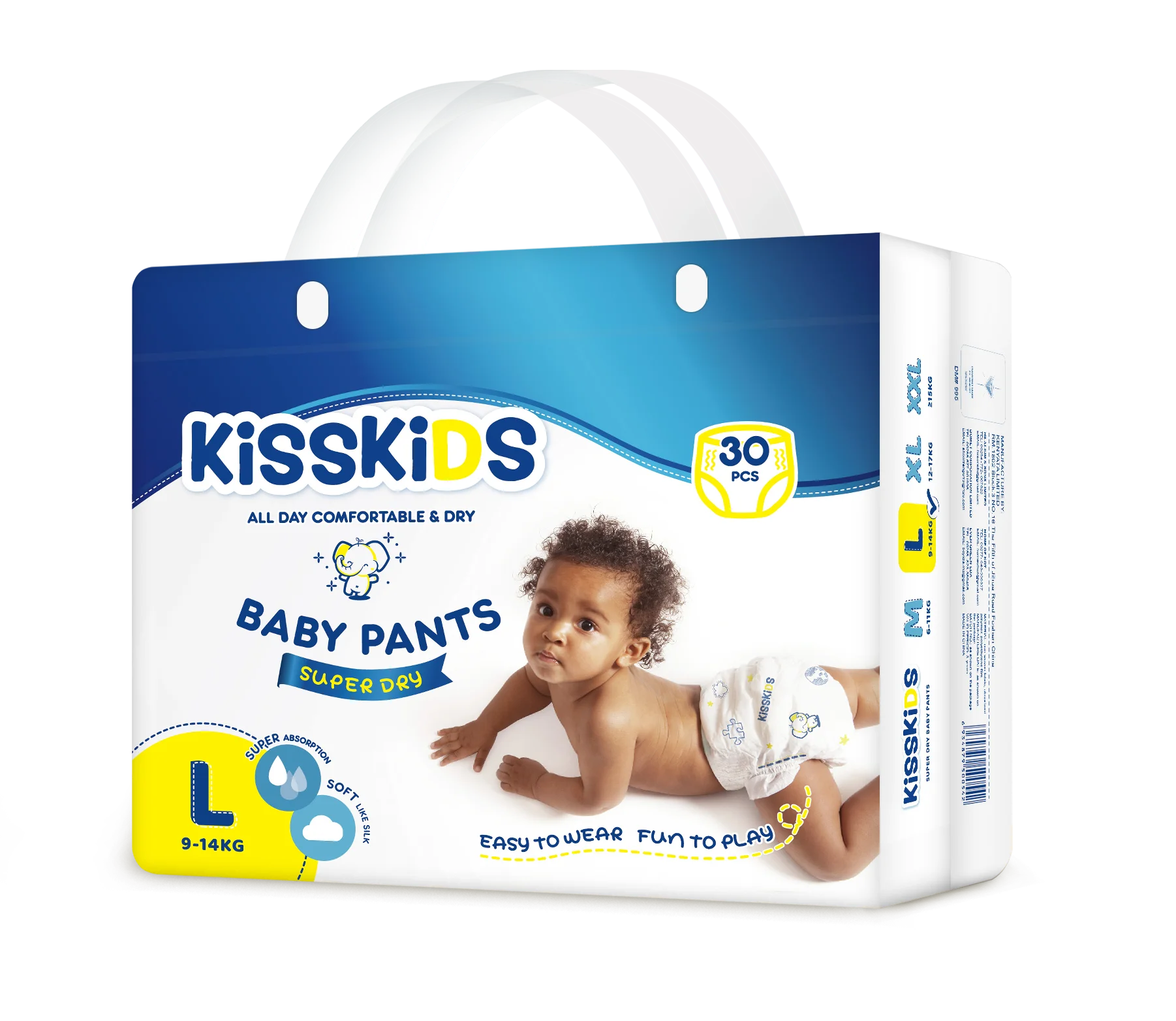 Kisskids Colored Disposable Soft Baby Diapers Buy Baby Daipers,Disposable Diaper,Disposable