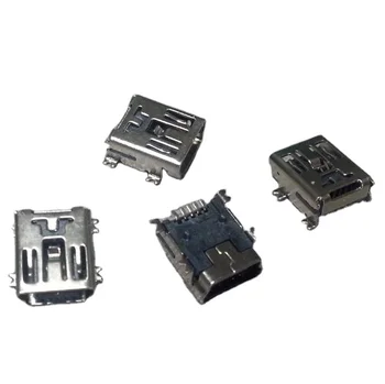 5PIN B type female SMD mini USB connector