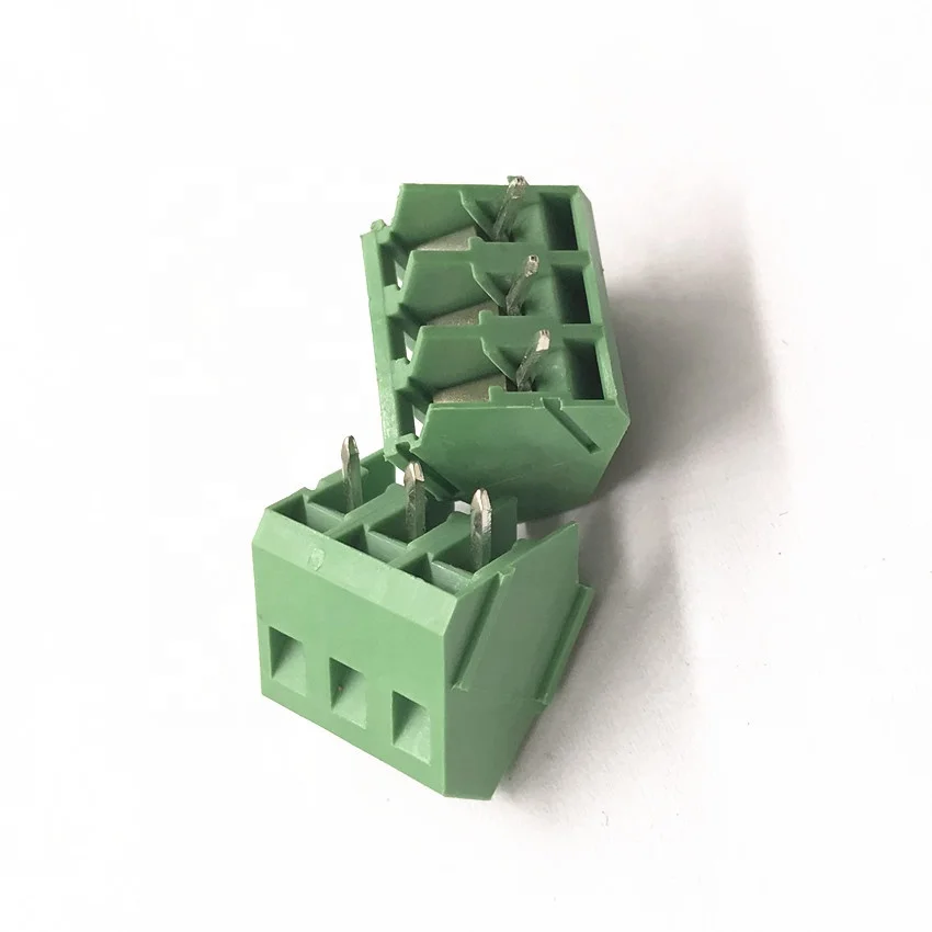 Terminal blocks 45 degree KF103-5.0 WJ103 DG103 pcb connector SMKDSP1.5 brass cage 300V 16A connector