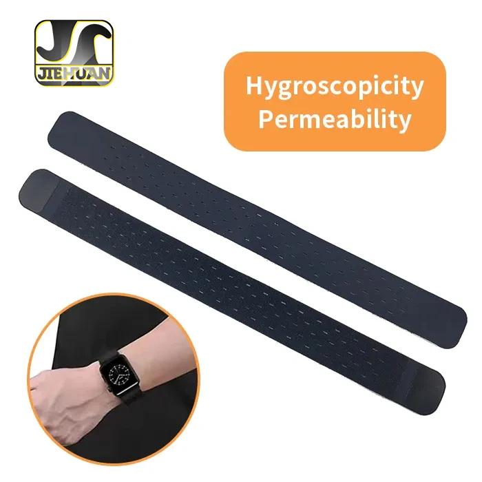 Watch Nylon Strap With Adhesive Waterproof Adjustable Sport Wristband