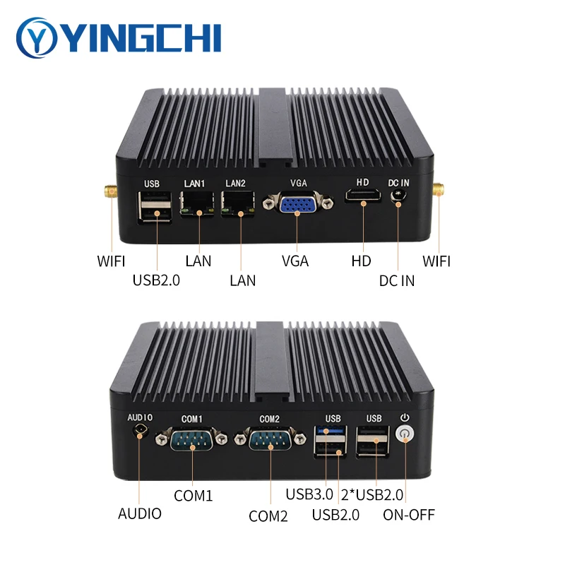 Mini Pc Industriel Sans Ventilateur, Mini Ordinateur, Processeur