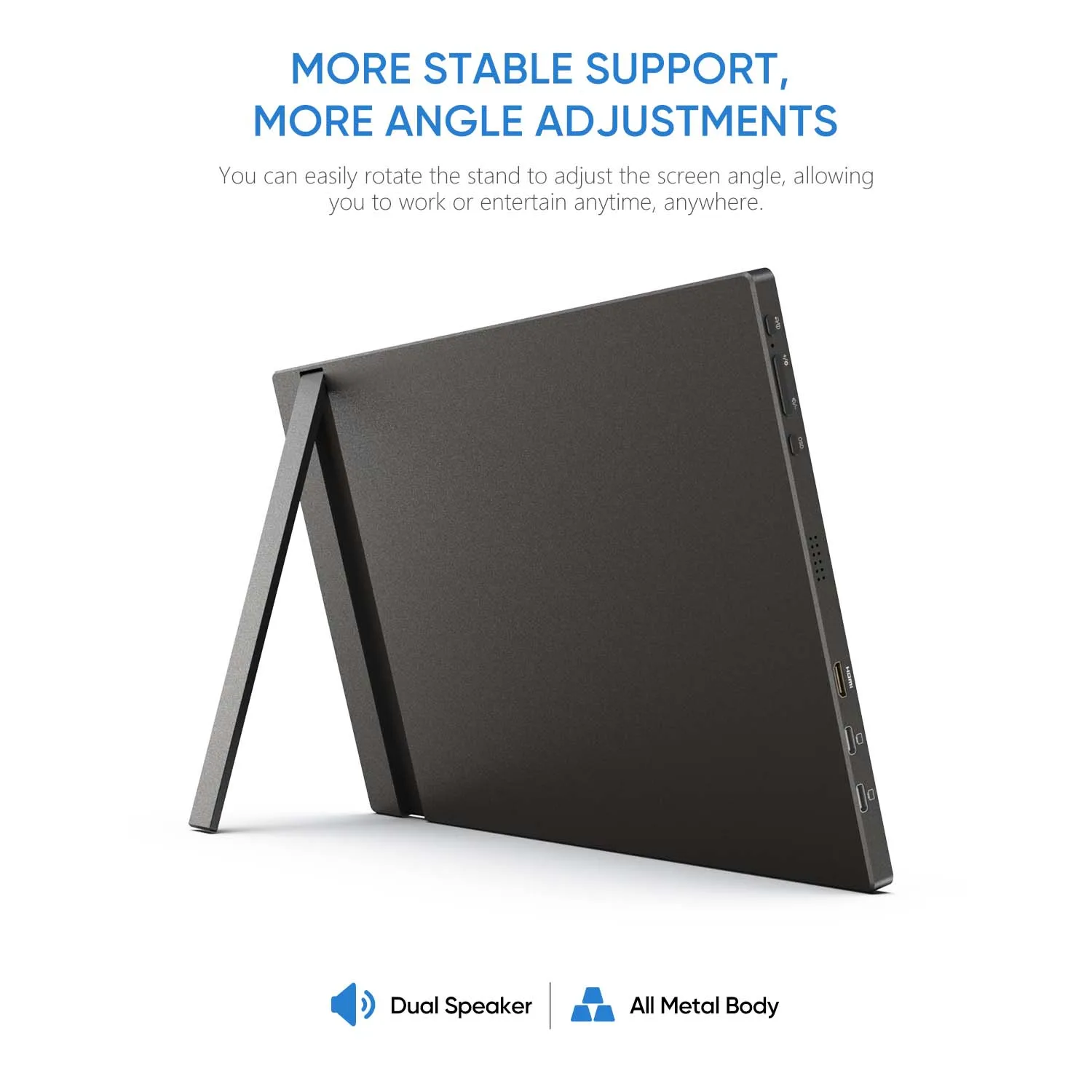 ARZOPA 16.1インチ 144Hz ポータブルモニター Amazon.com: ARZOPA 16.1'' 144Hz Portable Gaming Monitor, 106