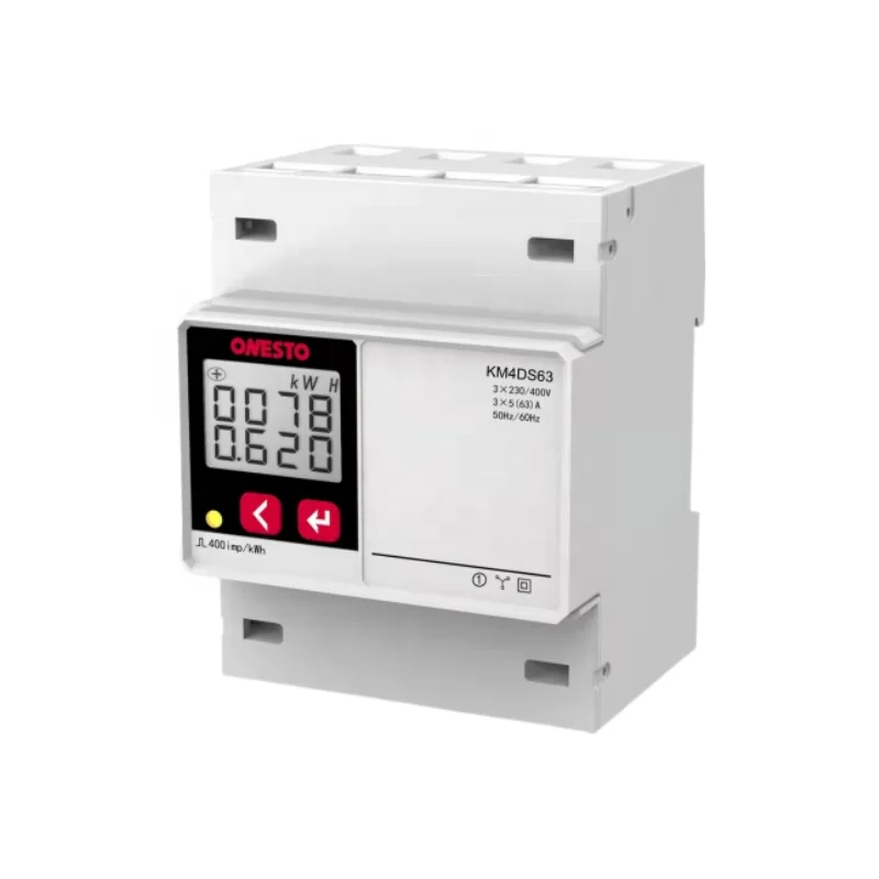 Din Rail Mounted Energy Meter IP51 Electric Energy Meter LED Display