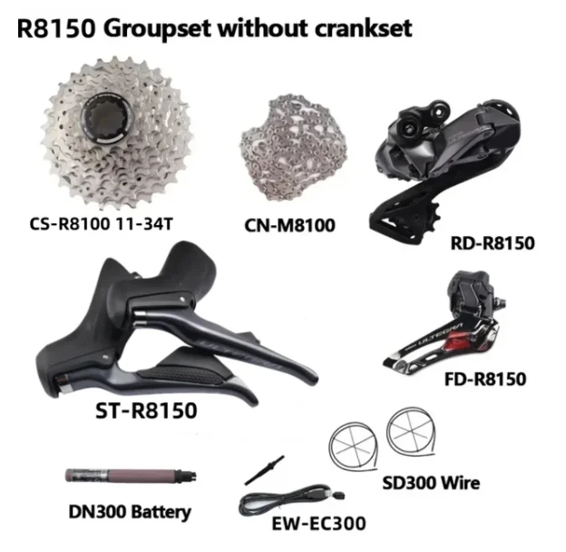 Shimano ULTEGRA R8150 Di2 Electronic Groupset for Road Bikes