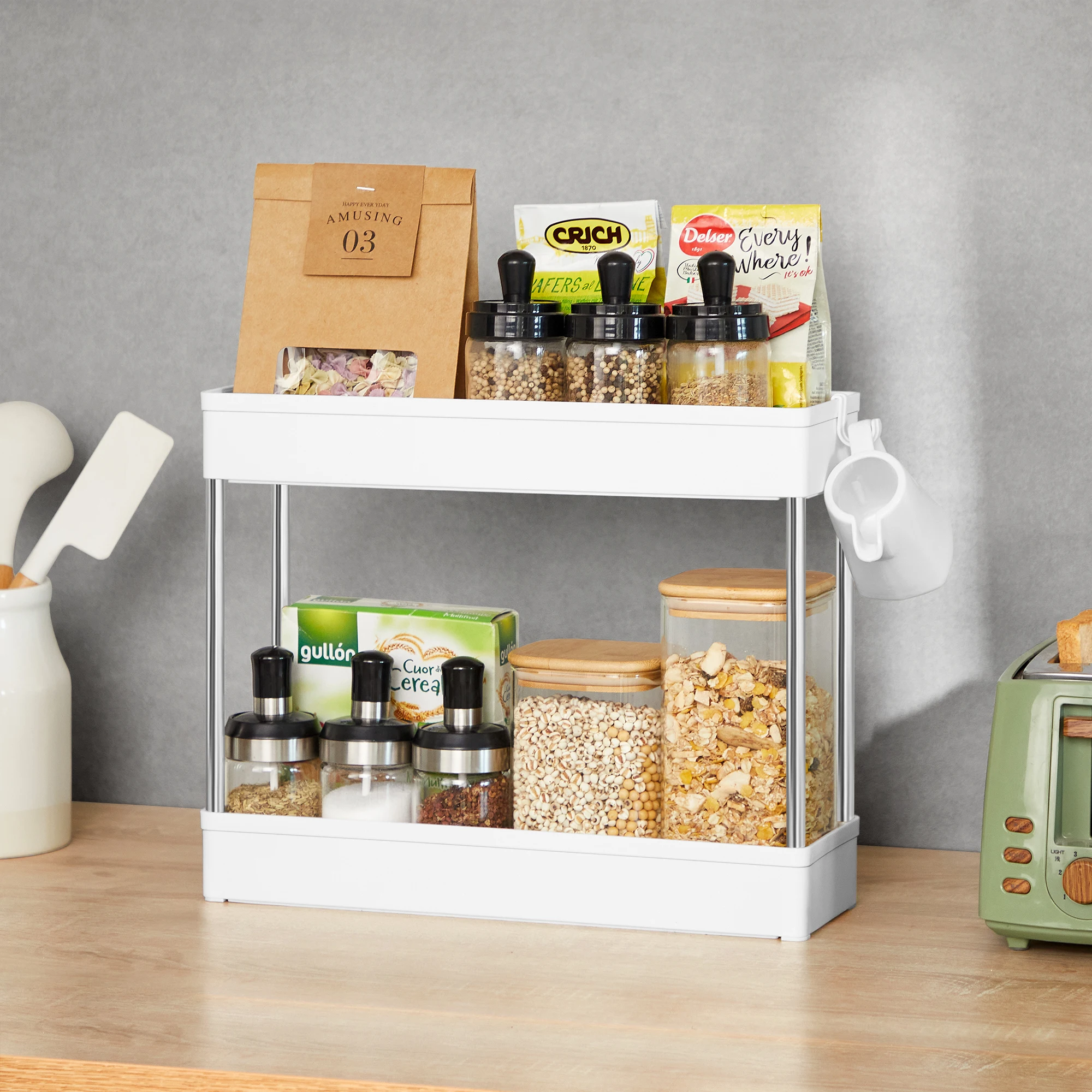 SONGMICS Spice Racks Countertop Organizer