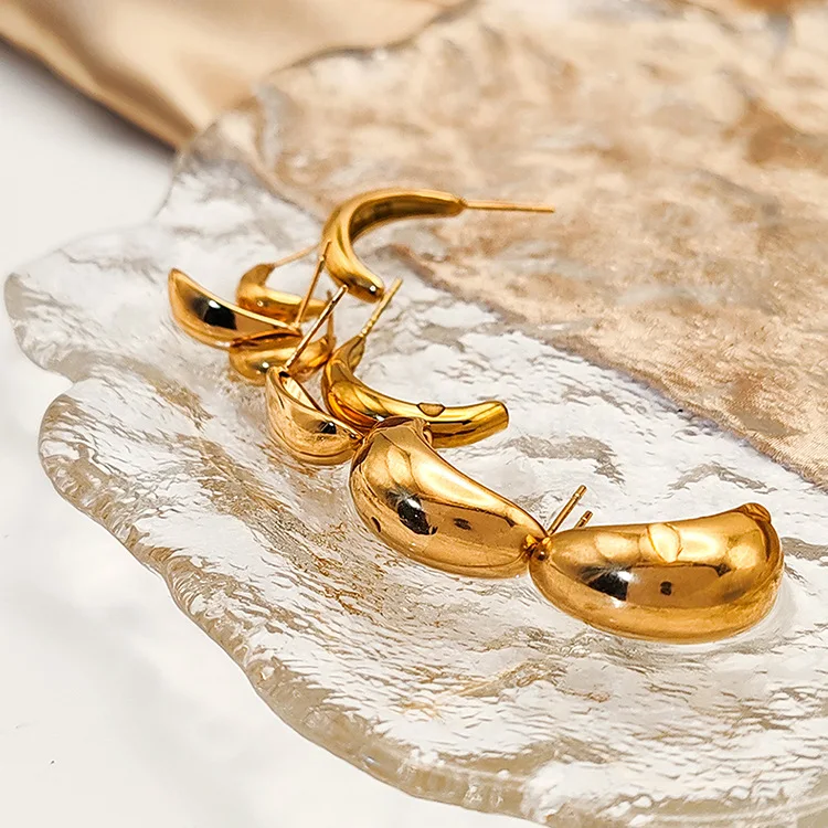 Chunky Hoop Earrings